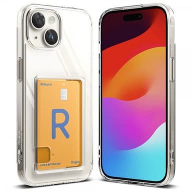 Ringke iPhone 15 Plus Kuori Fusion Card Clear