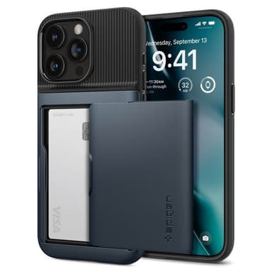 Spigen iPhone 15 Pro Kuori Slim Armor CS Metal Slate