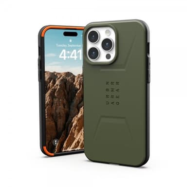Urban Armor Gear (UAG) iPhone 15 Pro Max Kuori Civilian MagSafe Olive Drab