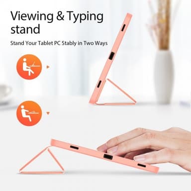 DUX DUCIS Samsung Galaxy Tab S9 SM-X710 SM-X716 Kotelo Domo Series Vaaleanpunainen