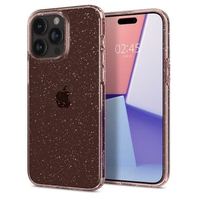 Spigen iPhone 15 Pro Kuori Liquid Crystal Glitter Rose Quartz