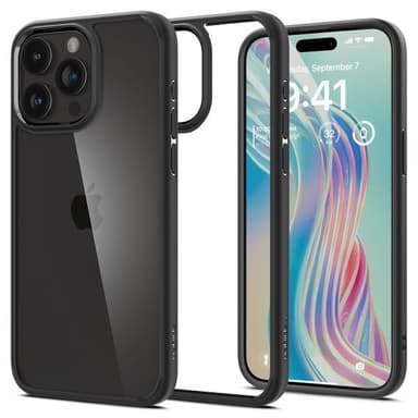 Spigen iPhone 15 Pro Kuori Ultra Hybrid Matte Matte Black