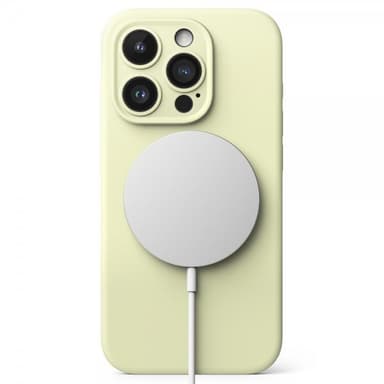 Ringke iPhone 15 Pro Kuori Silicone Magnetic Sunny Lime
