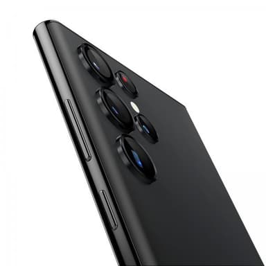 Spigen Samsung Galaxy S22 Ultra Kameran linssinsuojus GLAS.tR EZ Fit Optik Pro 2-pakkaus Musta
