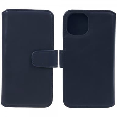 Nordic Covers iPhone 15 Plus Kotelo Essential Leather Heron Blue