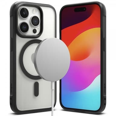 Ringke iPhone 15 Pro Kuori Fusion Bold Magnetic Matte Black