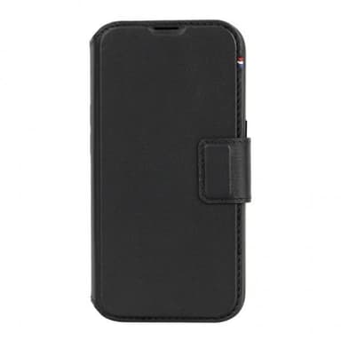Decoded iPhone 15 Pro Kotelo Leather Detachable Wallet Musta