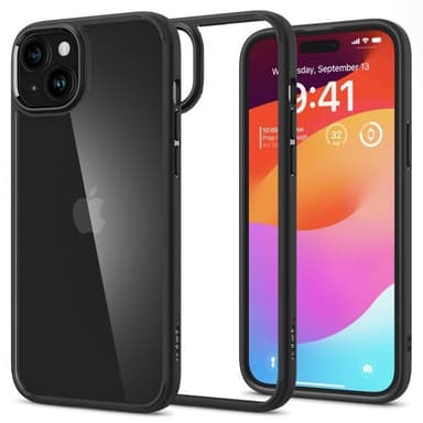 Spigen iPhone 15 Kuori Ultra Hybrid Matte Matte Black