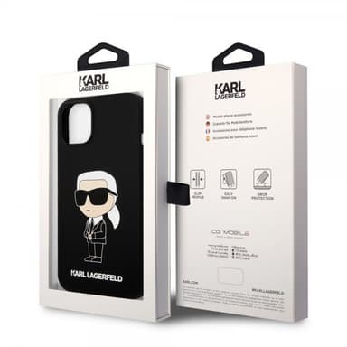 Karl Lagerfeld iPhone 15 Kuori Ikonik NFT Musta