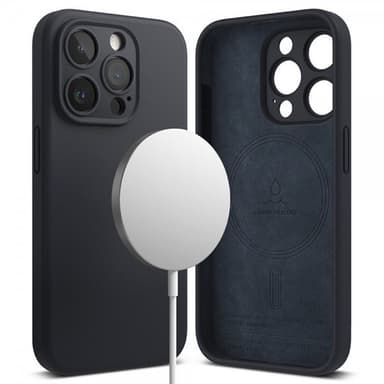 Ringke iPhone 15 Pro Kuori Silicone Magnetic Deep Blue