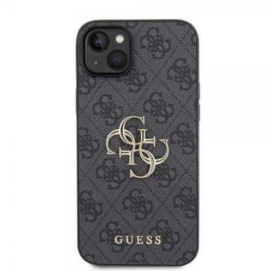 Guess iPhone 15 Plus Kuori 4G Logo Harmaa
