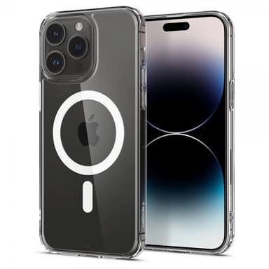 Spigen iPhone 14 Pro Max Kuori AirSkin Hybrid MagFit Valkoinen