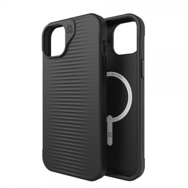 ZAGG iPhone 14 Plus/iPhone 15 Plus Kuori Luxe Snap Musta