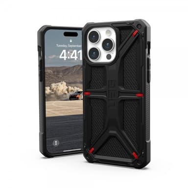 Urban Armor Gear (UAG) iPhone 15 Pro Max Kuori Monarch Kevlar Black