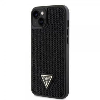 Guess iPhone 15 Plus Kuori Rhinestone Musta