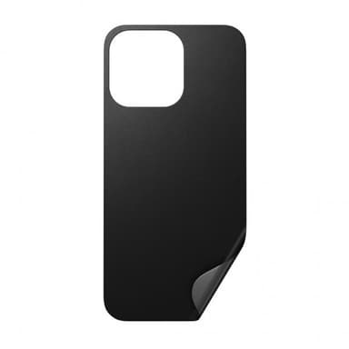 NOMAD iPhone 13 Pro Skin Leather Skin Musta