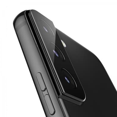Spigen Samsung Galaxy S22/Galaxy S22 Plus Kameran linssinsuojus Glas.tR Optik 2-Pakkaus Musta
