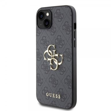 Guess iPhone 15 Plus Kuori 4G Logo Harmaa