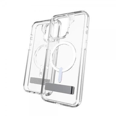 ZAGG iPhone 15 Pro Max Kuori Crystal Palace Snap Kickstand Clear