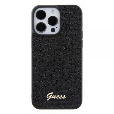 Guess iPhone 15 Pro Max Kuori Square Mirror Musta