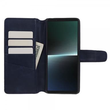Nordic Covers Sony Xperia 1 V Kotelo Essential Leather Heron Blue