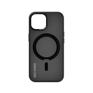 Decoded iPhone 15 Kuori Recycled Plastic Transparant Loop Stand Back Cover Musta