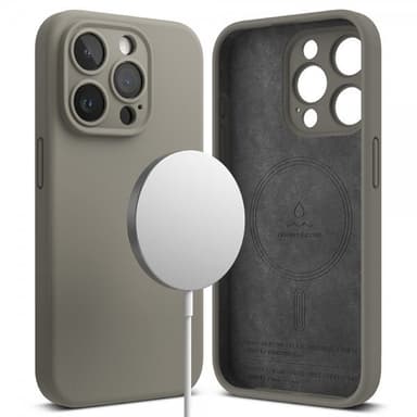 Ringke iPhone 15 Pro Max Kuori Silicone Magnetic Harmaa