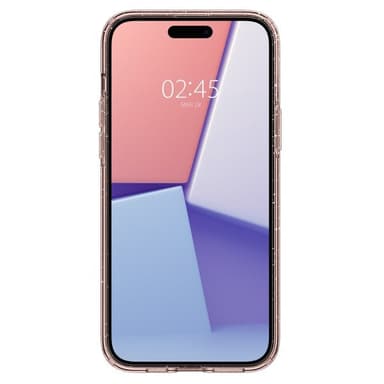 Spigen iPhone 15 Kuori Liquid Crystal Glitter Rose Quartz