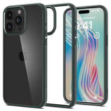 Spigen iPhone 15 Pro Max Kuori Ultra Hybrid Abyss Green