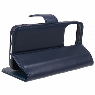 Nordic Covers iPhone 15 Pro Max Kotelo Essential Leather Heron Blue