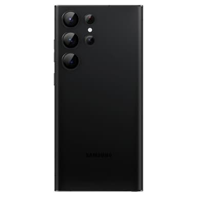 Spigen Samsung Galaxy S23 Ultra Kameran linssinsuojus GLAS.tR EZ Fit Optik Pro Musta 2-pack