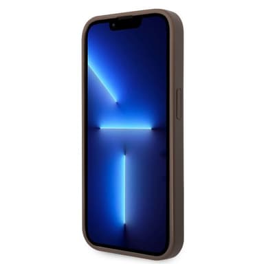 Guess iPhone 15 Pro Max Kuori 4G Logo Ruskea