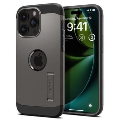 Spigen iPhone 15 Pro Kuori Tough Armor MagFit Gunmetal
