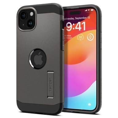 Spigen iPhone 15 Plus Kuori Tough Armor MagFit Gunmetal