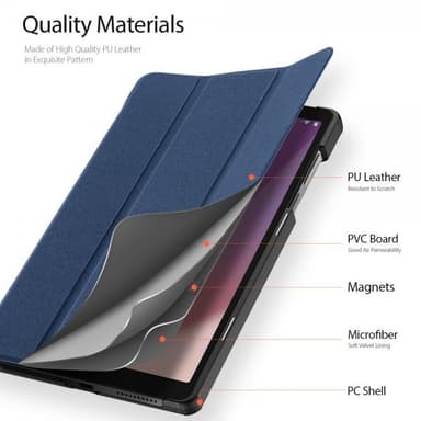 DUX DUCIS Lenovo Tab M8 (4th gen) TB300 Kotelo Domo Series Sininen