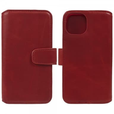 Nordic Covers iPhone 15 Plus Kotelo Essential Leather Poppy Red