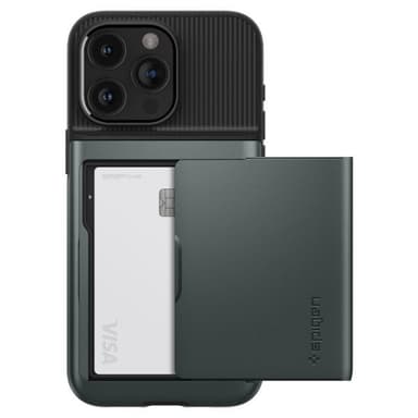 Spigen iPhone 15 Pro Kuori Slim Armor CS Abyss Green