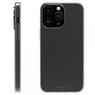 Vivanco iPhone 15 Pro Max Kuori Slim TPU Läpinäkyvä
