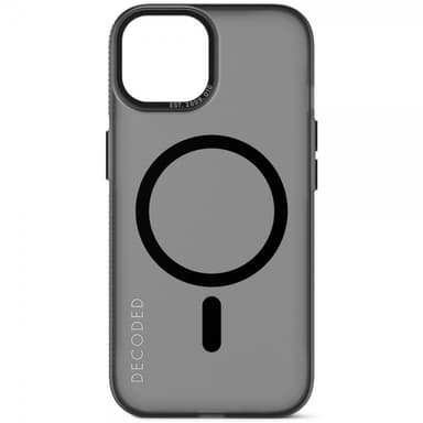 Decoded iPhone 15 Kuori Recycled Plastic Clear Case Läpinäkyvä Musta