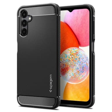 Spigen Samsung Galaxy A14 Kuori Rugged Armor Matte Black