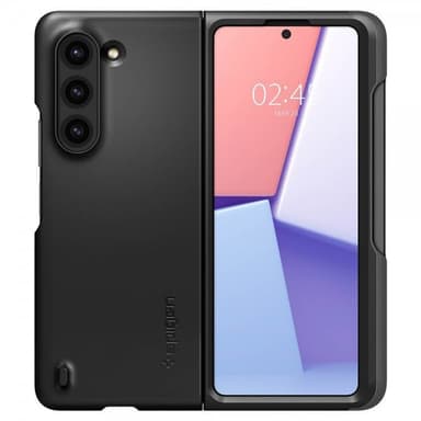 Spigen Samsung Galaxy Z Fold 5 Kuori Thin Fit P Musta