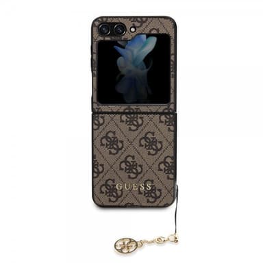 Guess Samsung Galaxy Z Flip 5 Kuori 4G Charm Ruskea
