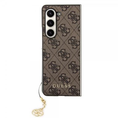 Guess Samsung Galaxy Z Fold 5 Kuori 4G Charm Ruskea