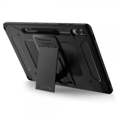Spigen Samsung Galaxy Tab S9 Plus SM-X810 SM-X816 Kuori Tough Armor Pro Musta