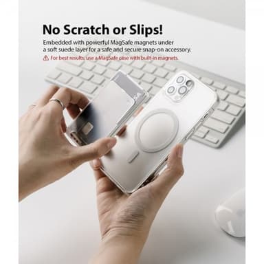 Ringke Magnetic Slot Card Holder MagSafe Clear Mist