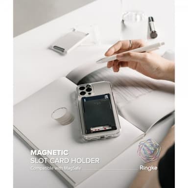 Ringke Magnetic Slot Card Holder MagSafe Musta