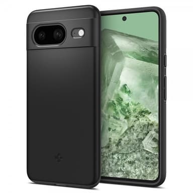 Spigen Google Pixel 8 Kuori Thin Fit Musta