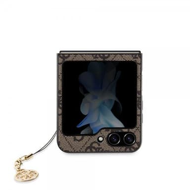 Guess Samsung Galaxy Z Flip 5 Kuori 4G Charm Ruskea