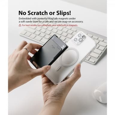 Ringke Magnetic Slot Card Holder MagSafe Musta