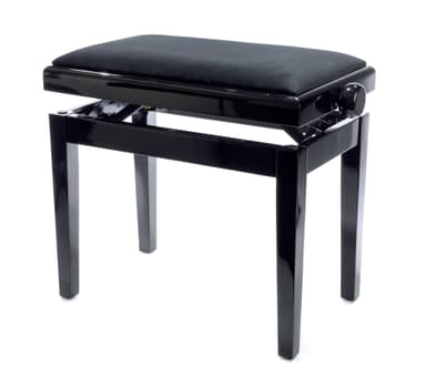 BandMate Susan Piano Bench Deluxe (kiiltävä musta)
